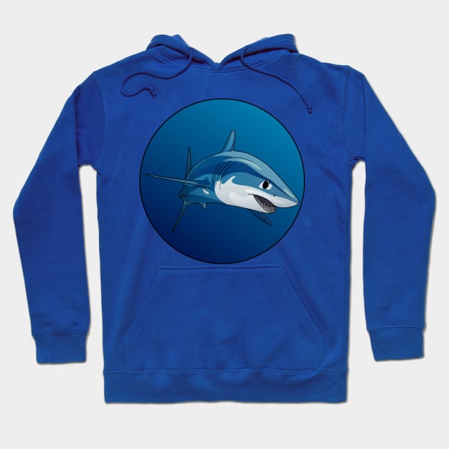 Mako Shark Hoodie by BoombasticArt